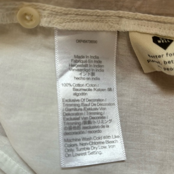 Madewell Embroidered Flutter-Sleeve Top - Picture 8 of 9